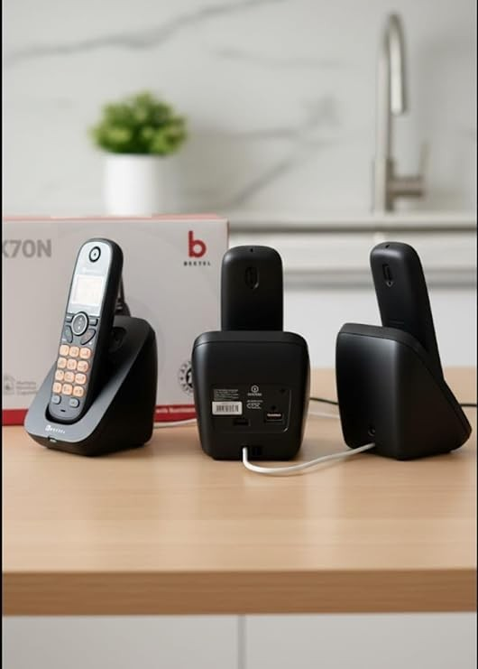 Beetels X70N, Beetels X70N 2.4GHz Digital Cordless Phone with Illuminated Keypad  
