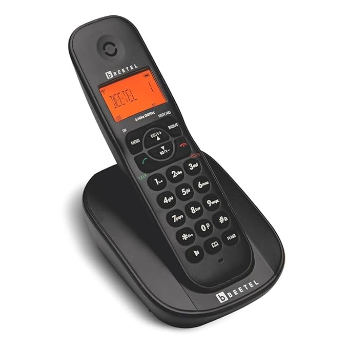 Beetel X73N , Beetel X73N Cordless 2.4Ghz Cordless Landline Phone with Caller ID Display  