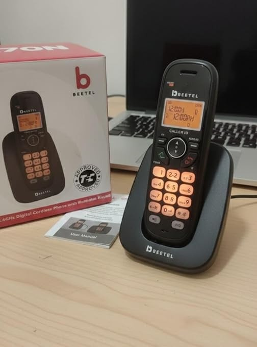 Beetels X70N, Beetels X70N 2.4GHz Digital Cordless Phone with Illuminated Keypad  