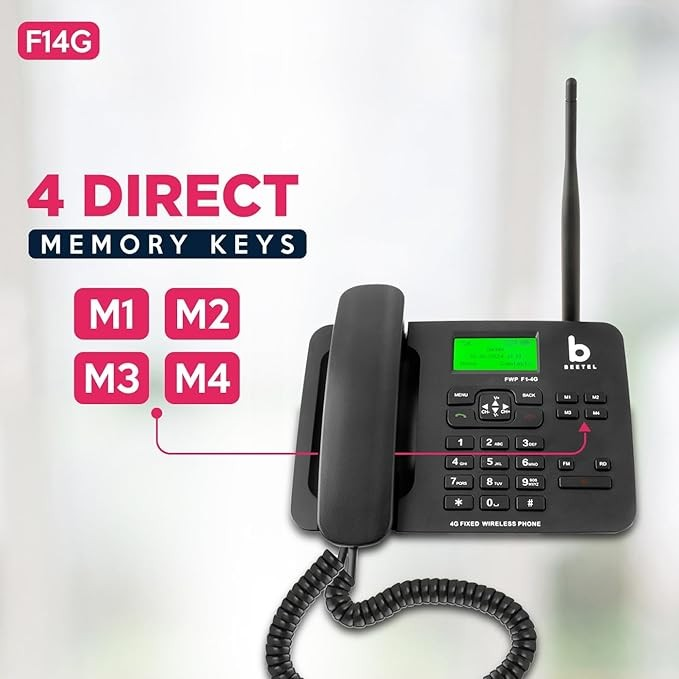 Beetel F1 4G , Beetel F1 4G Fixed Cordless Landline Phone  