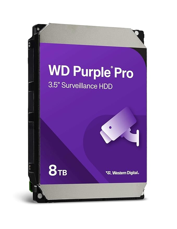 WD8002PURP, Western Digital 8TB WD Purple Pro Surveillance Internal Hard Drive HDD   
