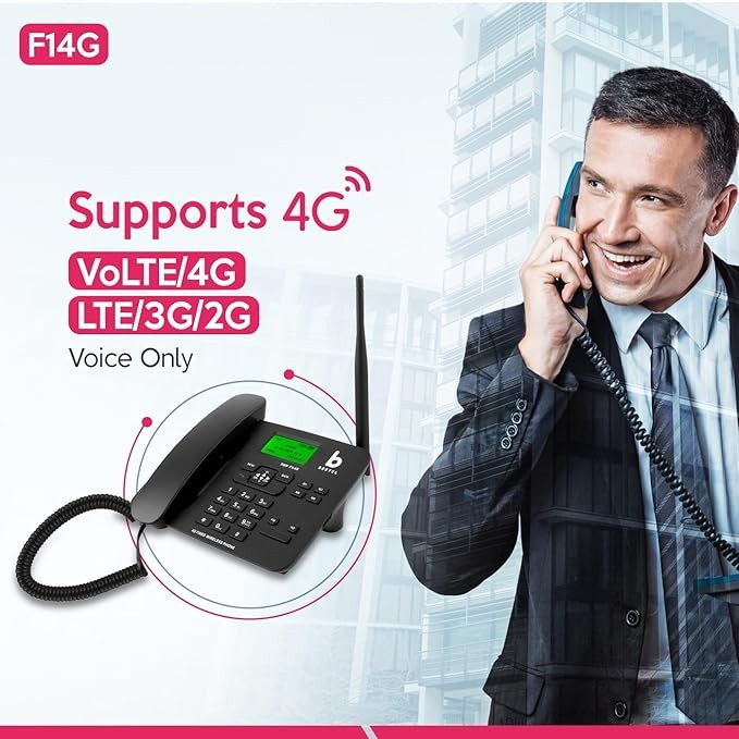 Beetel F1 4G , Beetel F1 4G Fixed Cordless Landline Phone   